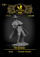 Сборная миниатюра из смолы Стрелок, 75 мм, Altores studio, - фото