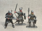 Q554-009 Викинги (серебристый цвет) - набор 3 шт., Китай - фото