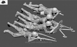 Сборная фигура из смолы Пулемётная расчёт РККА с пулемётом ДС-39. 1941 г. 1941, SOGA miniatures (SOGA-23) (SOGA-23 )