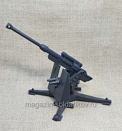 Пушка German 88mm w/elevating barrel (gray), 1:32 ClassicToySoldiers, 1997 год выпуска - фото
