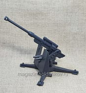 Пушка German 88mm w/elevating barrel (gray), 1:32 ClassicToySoldiers, 1997 год выпуска - фото