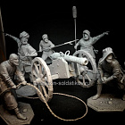Сборная миниатюра из смолы Турецкая артиллерия XVI-XVII вв, 54 мм, TRILOKA miniatures (TLK-54-024) (TLK-54-024)