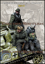 Сборная фигура из смолы ЕМ 35250 Панцергренадеры LAH, Харьков - сет 1, 1:35, Evolution - фото