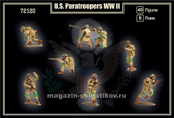 Солдатики из пластика US Paratroopers (1/72) Mars