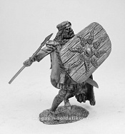 Миниатюра из олова Знатный латгальский воин, IX в, 54 мм, Солдатики Публия - фото