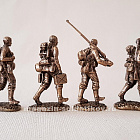 Фигурки из бронзы Солдаты группы «Центр», набор из 6 фигур, Магазин Солдатики