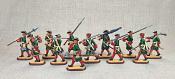 Р015(54-002) Преображенский пехотный полк, 1700-1721 гг. (набор в росписи), Большой полк