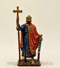 Миниатюра из олова Князь Владимир, 54 мм, Большой полк (ИЛ0183.06.04.54) (ИЛ0183.06.04.54)