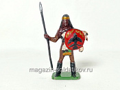 солдатик из твердого пластика Индеец, Польша - фото