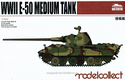 Сборная модель из пластика Germany WWII E-50 Medium Tank with 88 gun, (1:72), Modelcollect