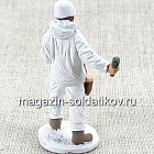 Автоматчик пехоты Красной Армии в зимнем камуфляже, 1941-45 гг., 54 мм (QF0029) (QF0029)