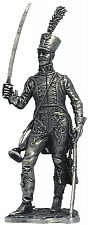 Миниатюра из металла 113. Трубач 5-го гусарского полка, 1812 г. EK Castings - фото
