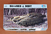 Сборная модель из пластика Танк Strv - 103c 1:72 Трумпетер - фото