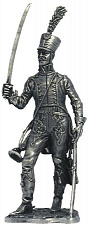 Миниатюра из металла 113. Трубач 5-го гусарского полка, 1812 г. EK Castings - фото