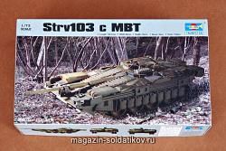 Сборная модель из пластика Танк Strv - 103c 1:72 Трумпетер
