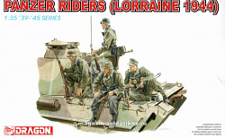 Сборные фигуры из пластика Д Солдаты Panzer Riders. Lorraine 44 (1/35) Dragon
