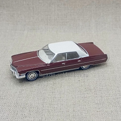 Коллекционная модель автомобиля Greenlight CADILLAC Sedan deVille 1973 (из к/ф «Рокки») (QGM-097) (QGM-097)