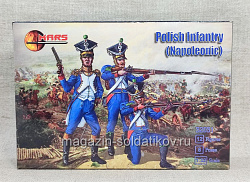 Солдатики из пластика Napoleonic Polish Infantry 1/32, Mars (32031) (32031)