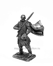 Миниатюра из олова 356. Князь Игорь Святославич (1151-1202 гг.) «Слово о полку Игореве», 54 мм, EK Castings - фото