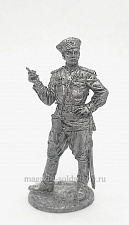 Миниатюра из олова Гвардии полковник казачьих кавалерийских частей, 1943-45. СССР, 54мм. EK Castings - фото