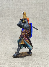 Миниатюра из олова Германский рыцарь, 54 мм - фото