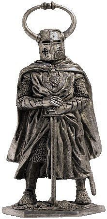 Миниатюра из металла 142. Гроссмейстер Тевтонского ордена, XIV в. EK Castings