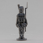 Сборная миниатюра из смолы Сержант карабинерской роты, стоящий, Франция, 28 мм, Аванпост