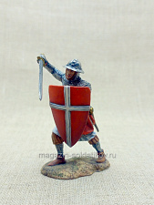 Миниатюра из олова Сержант-госпитальер, 54 мм, Студия Большой полк - фото