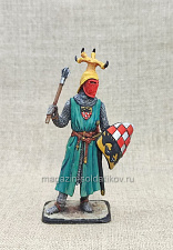 Миниатюра из олова Граф Отто фон Ботенлаубен. Германия, XIII в, 54 мм - фото