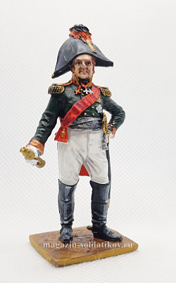 Миниатюра из олова Генерал Д.С. Дохтуров, 1812 г. Россия, 54 мм (БП0464.12.01.54) (БП0464.12.01.54)