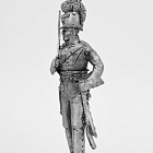 Миниатюра из олова 538 РТ Рядовой королевского Лейб-гвардии конного полка, 1807 г, 54 мм, Ратник