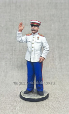 Миниатюра из олова И.В. Сталин, 54 мм, Студия Большой полк - фото