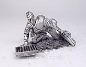 Миниатюра из олова 198 РТ Подносчик боеприпасов 54 мм, Ратник - фото