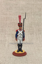 Французский гренадер 1809-12 гг.. 54 мм, Студия Большой полк - фото