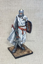 Миниатюра из олова Рыцарь-гость Тевтонского ордена, 90 мм, Студия Большой полк - фото