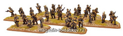 Миниатюра из металла Brigadier Young & Commando Platoon (15мм) Flames of War (BR882) (BR882)