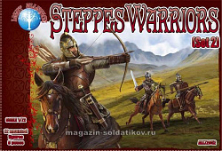 Солдатики из пластика Steppes Warriors. Set 2, 1/72, Alliance