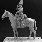 Сборная миниатюра из смолы Русский офицер Лейб-Гвардии драгунского полка, 1812 г, 54 мм, Chronos miniatures