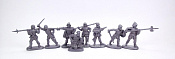 Солдатики из пластика Набор «Испанские воины» (серый цвет), 1/32 Инженеръ Басевичъ для Chintoys - фото