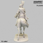 Сборная миниатюра из смолы Конный кирасир, 1630 г. 75 мм, Аванпост (75009) (75009)