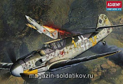 Сборная модель из пластика Самолет Мессершмитт Bf-109G-6 1:48 Академия - фото
