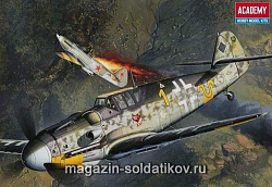 Сборная модель из пластика Самолет Мессершмитт Bf-109G-6 1:48 Академия