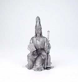 Миниатюра из олова Японский феодал (на шкуре тигра), 54 мм, Магазин Солдатики