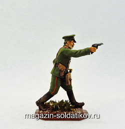 Офицер РИА . «Атака» 1914-17 гг., 54 мм, Студия Большой полк (ИЛ0254.13.03.54) (ИЛ0254.13.03.54)