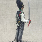 Миниатюра из олова Русский кирасир 1812 г., Малороссийский полк, 54 мм, Студия Большой полк (ИЛ2307.10.02.54) (ИЛ2307.10.02.54)
