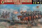 268 German States' Cuirassiers in Skirmish (1/72) Strelets