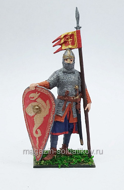 Нормандский рыцарь, вторая половина XI в., 54 мм, Soldanir (QF0480) (QF0480)