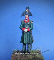Сборная фигура из металла Русский генерал П.И.Багратион 54 мм, Chronos miniatures - фото