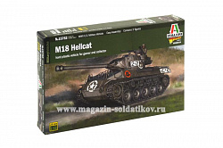 Сборная модель из пластика ИТ Танк M18 HELLCAT, 28 мм, Italeri