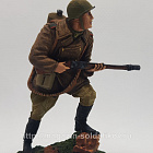 Миниатюра в росписи Огнметчик РККА, 1944 г., 54 мм (НФ0189.14.01.54) (НФ0189.14.01.54)
